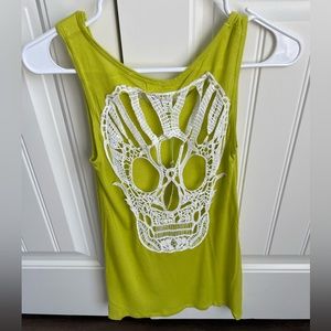 NWT-Skull knit tank!